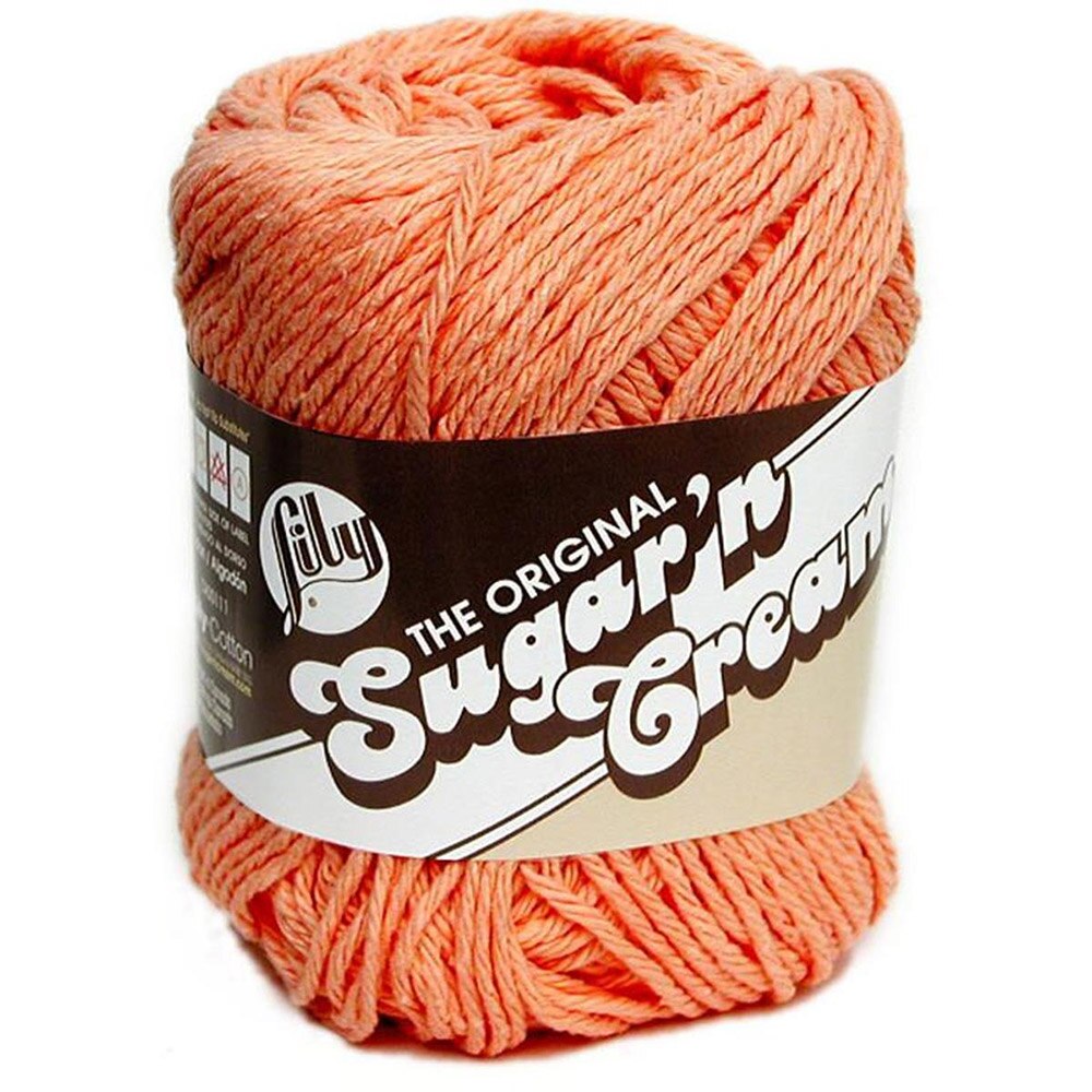 Spinrite, Sugar'n Cream, 100% Cotton, 4 ply, Yarn, Tea Rose